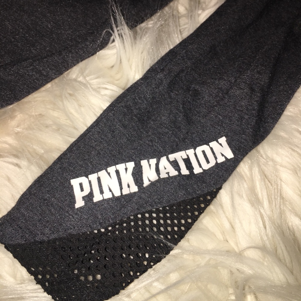 Victorias secret pink mesh cut out leggings